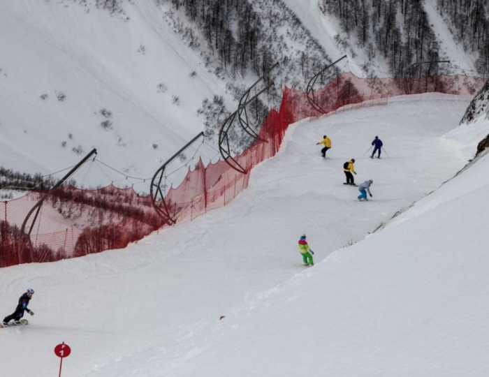 Горнолыжные трассы - Отель Rixos Krasnaya Polyana Sochi / Риксос Красная Поляна Сочи